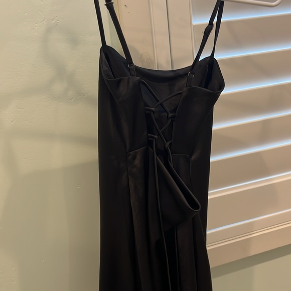 Princess Polly Black Mini Dress Size 0 - Picture 5 of 5